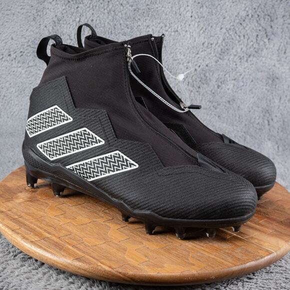 ADIDAS NASTY FLY 2.0 FOOTBALL CLEATS BLACK METALLIC GV8309 MENS SIZE 12.5 $140 - Picture 1 of 5